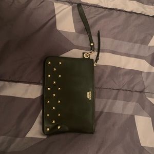 Leather wristlet